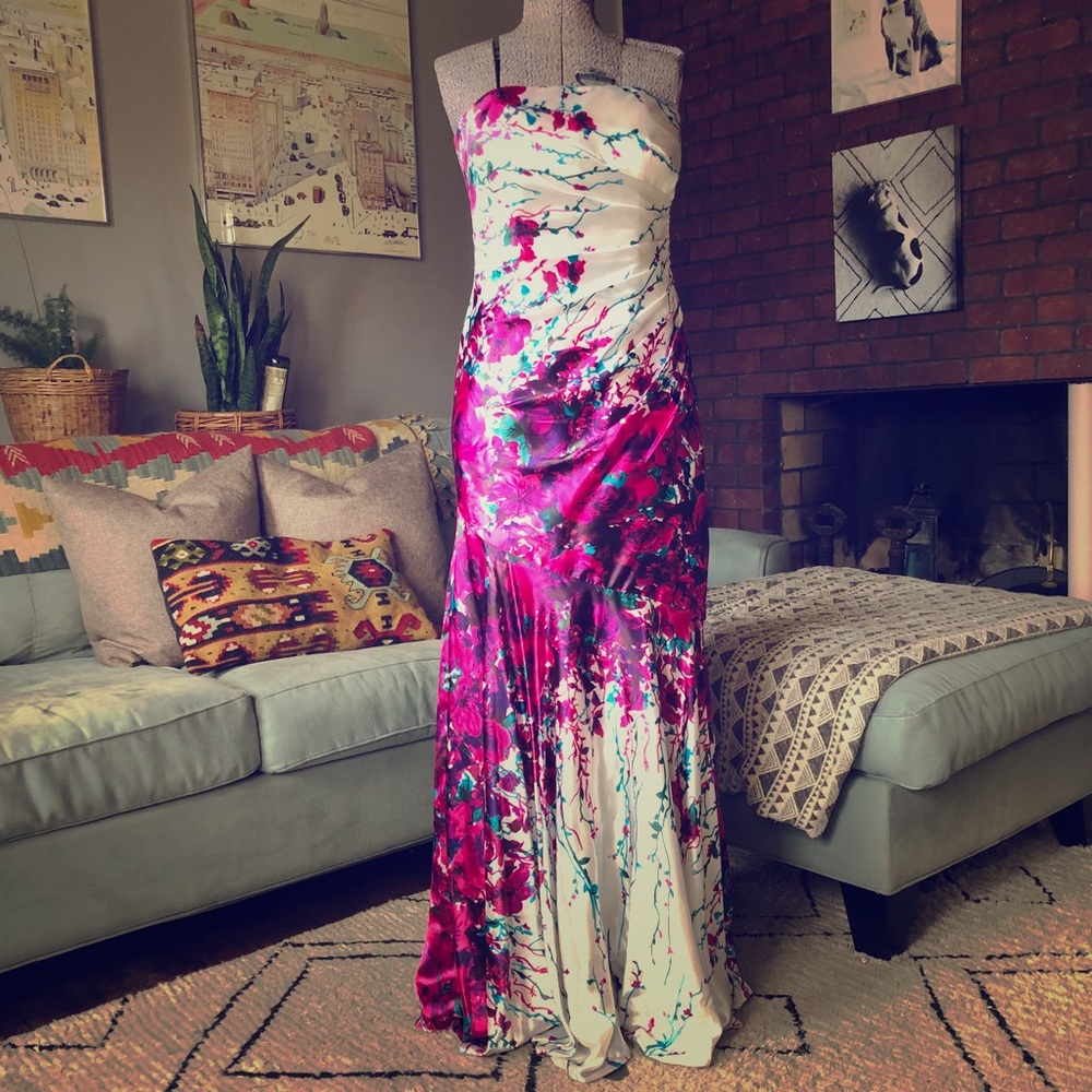 Floral Mermaid Gown